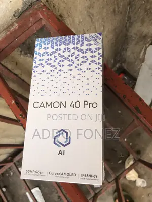 New Tecno Camon 40 Pro 5G 256 GB Black