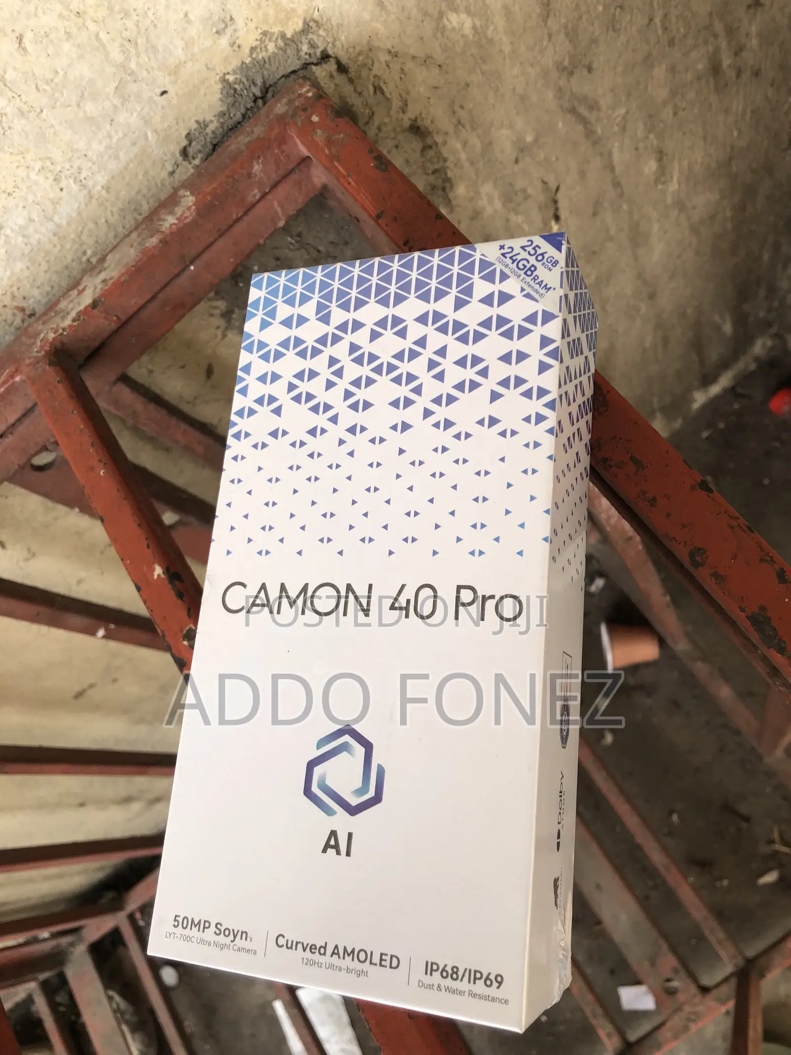 New Tecno Camon 40 Pro 5G 256 GB Black