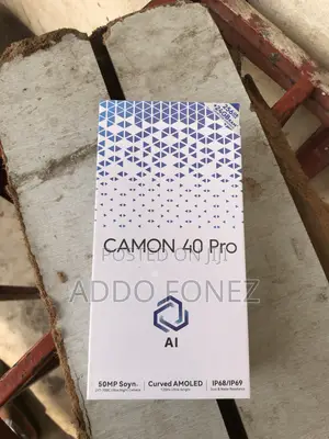 New Tecno Camon 40 Pro 5G 256 GB Black