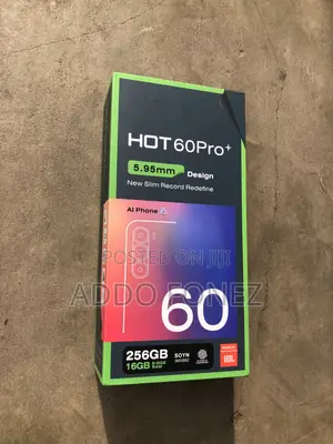 New Infinix Hot 60 Pro+ 256 GB Black