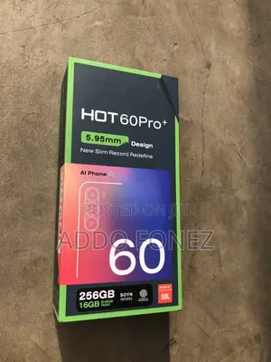 New Infinix Hot 60 Pro+ 256 GB Black