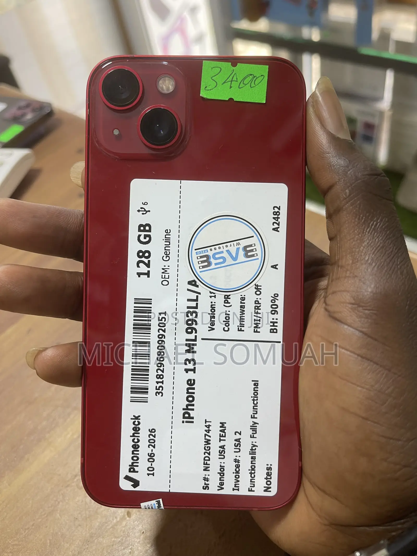 Apple iPhone 13 128 GB Red