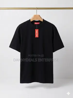 Oversized Tee – Black, White, Khaki | Premium Cotton