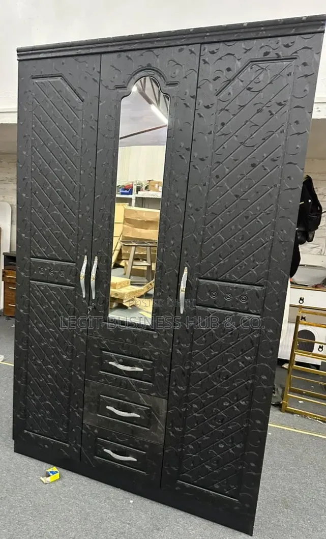 Wardrobe Three in One With Mirror