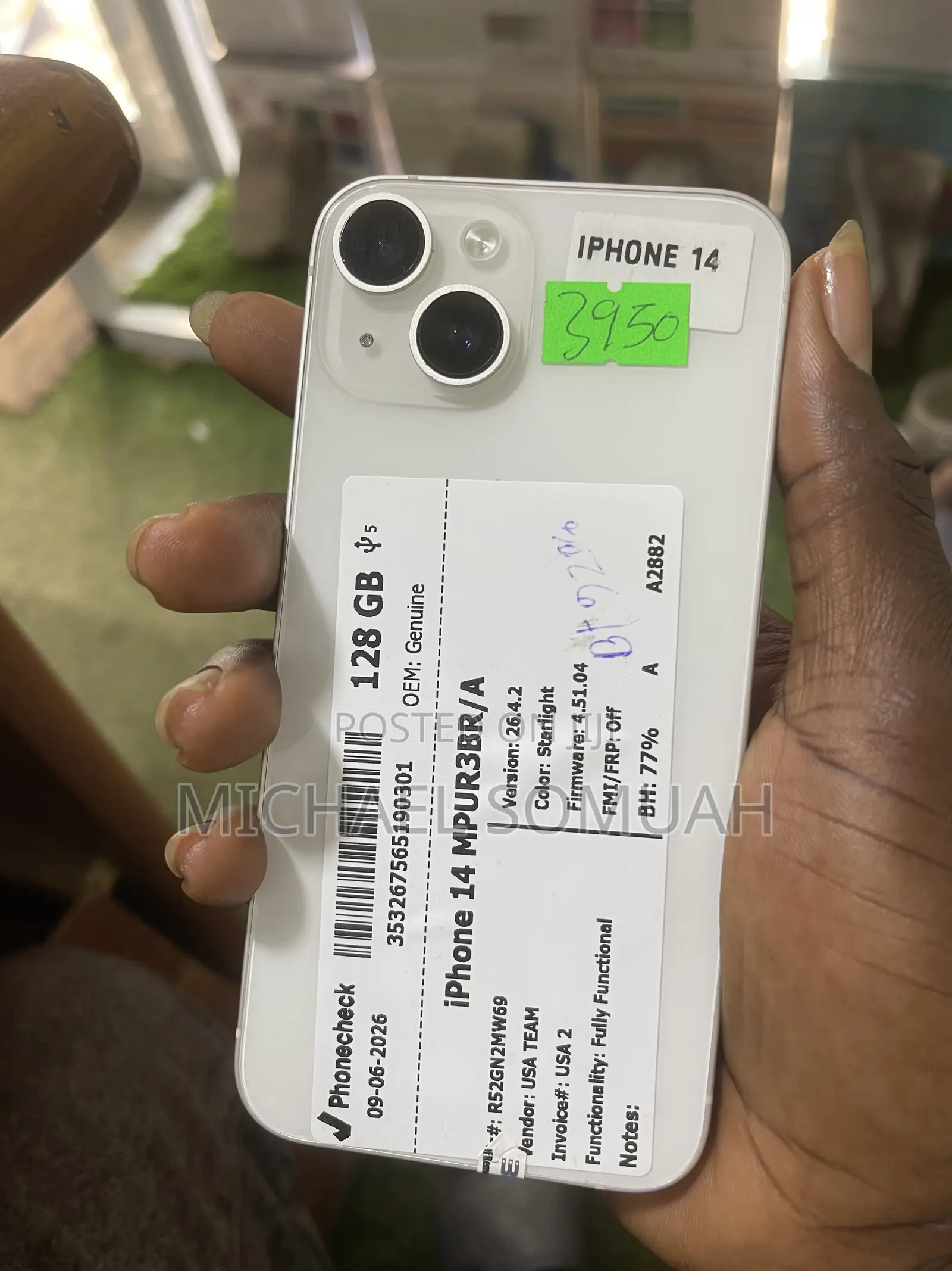 Apple iPhone 14 128 GB White