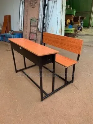 School Desk Laminated Wood Top
