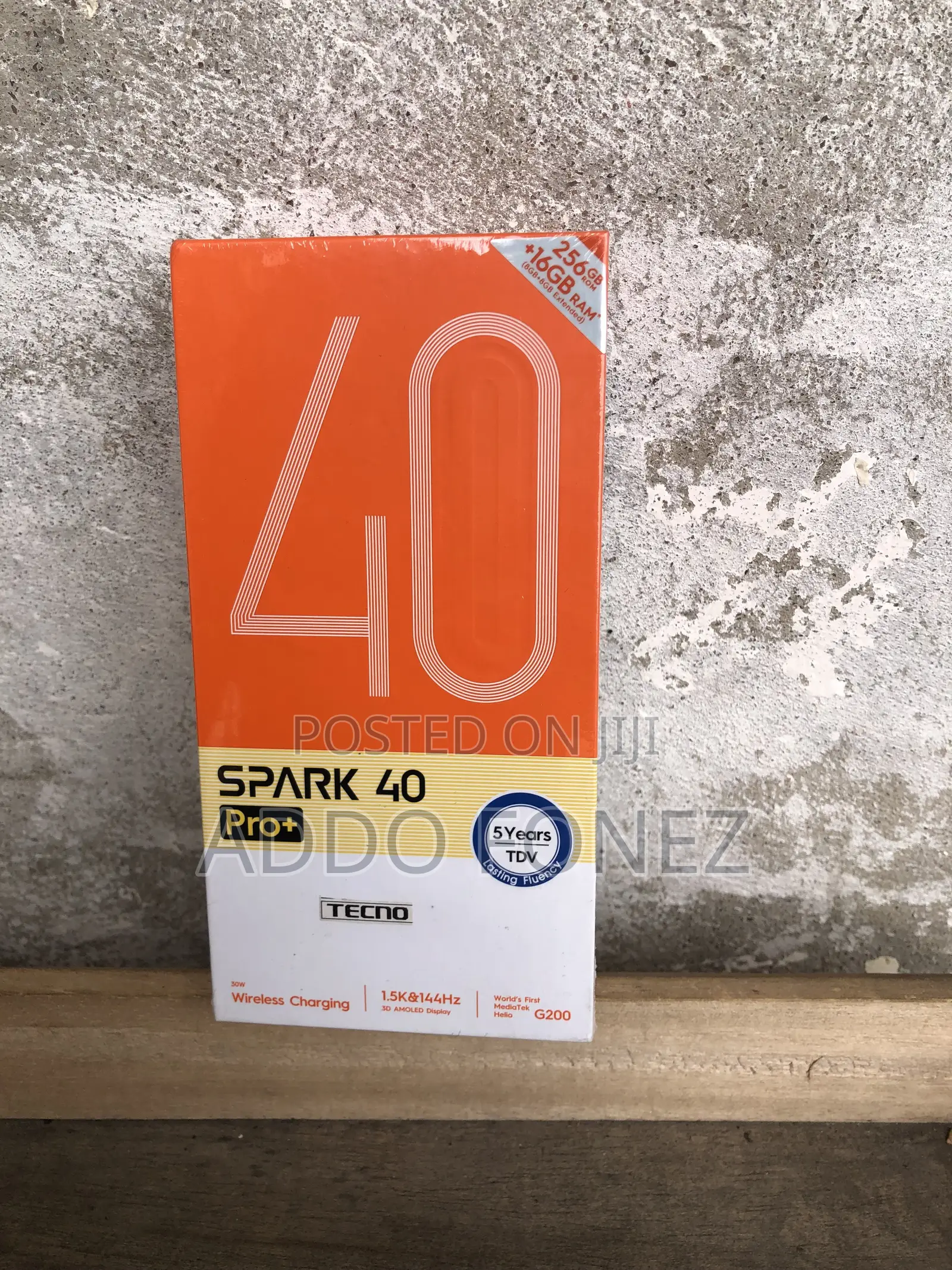 New Tecno Spark 40 Pro+ 256 GB Black