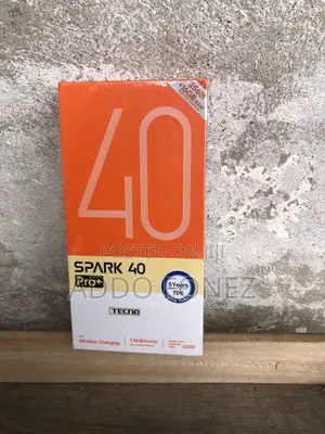New Tecno Spark 40 Pro+ 256 GB Black