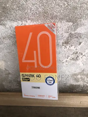 New Tecno Spark 40 Pro+ 256 GB Black