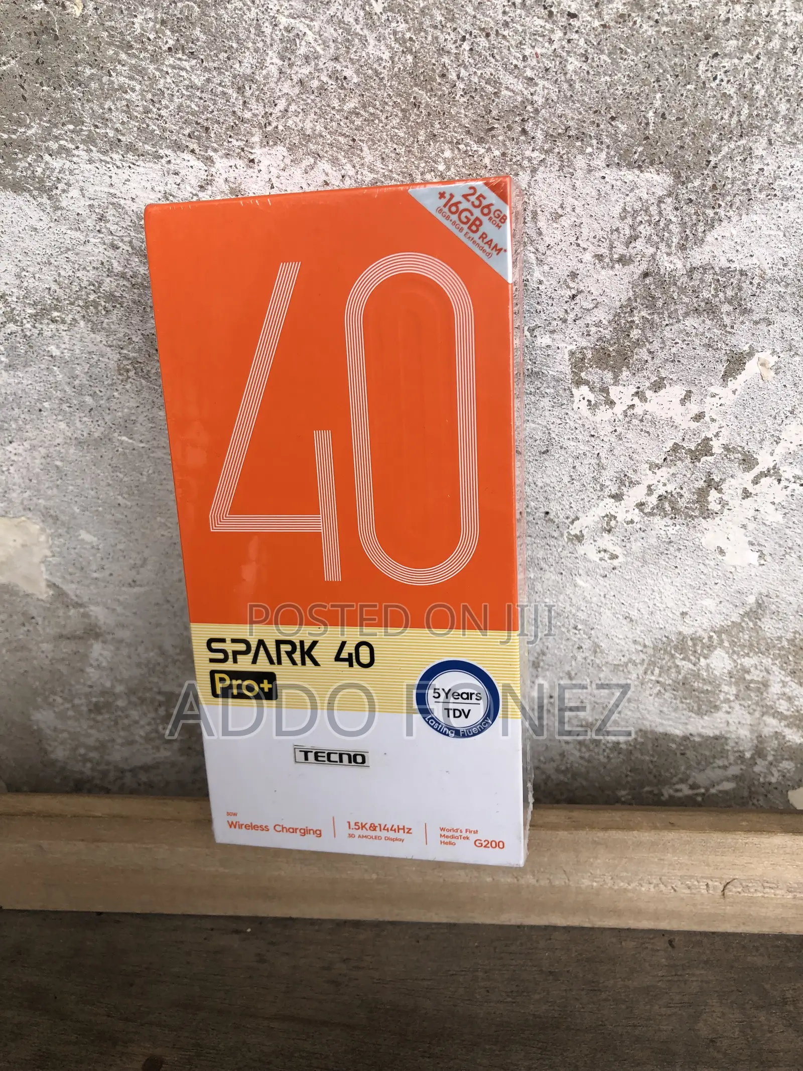 New Tecno Spark 40 Pro+ 256 GB Black