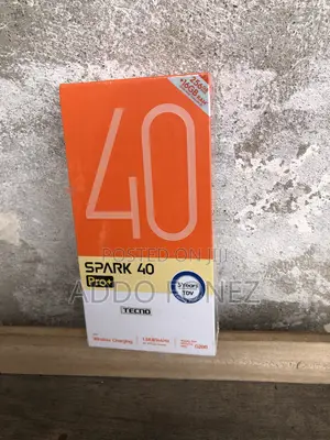 New Tecno Spark 40 Pro+ 256 GB Black