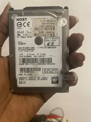 Hgst1 Tb Laptop HDD