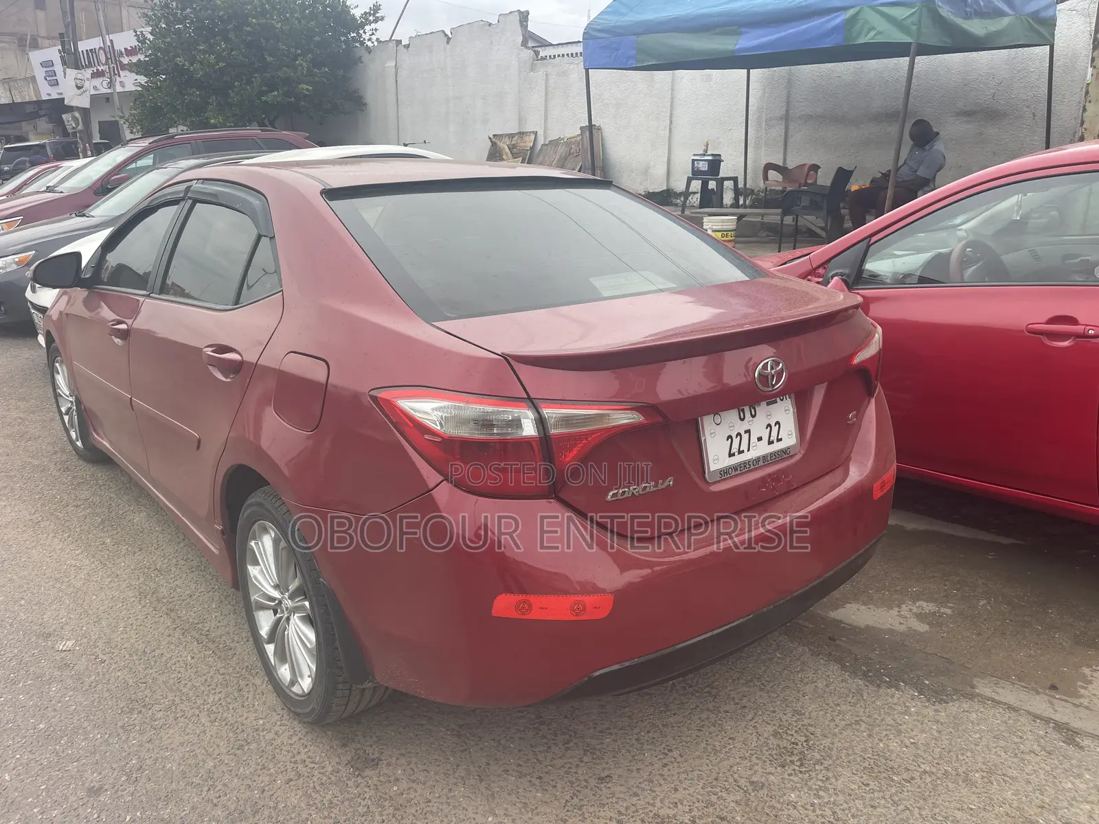 Toyota Corolla LE 4dr Sedan (1.8L 4cyl CVT) 2015 Red
