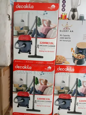 Decakila 15L Wet/Dry Vacuum: 1200W of Heavy-Duty Cleaning