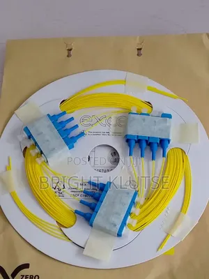Excel Enbeam Fibre Pigtail Yellow 1m