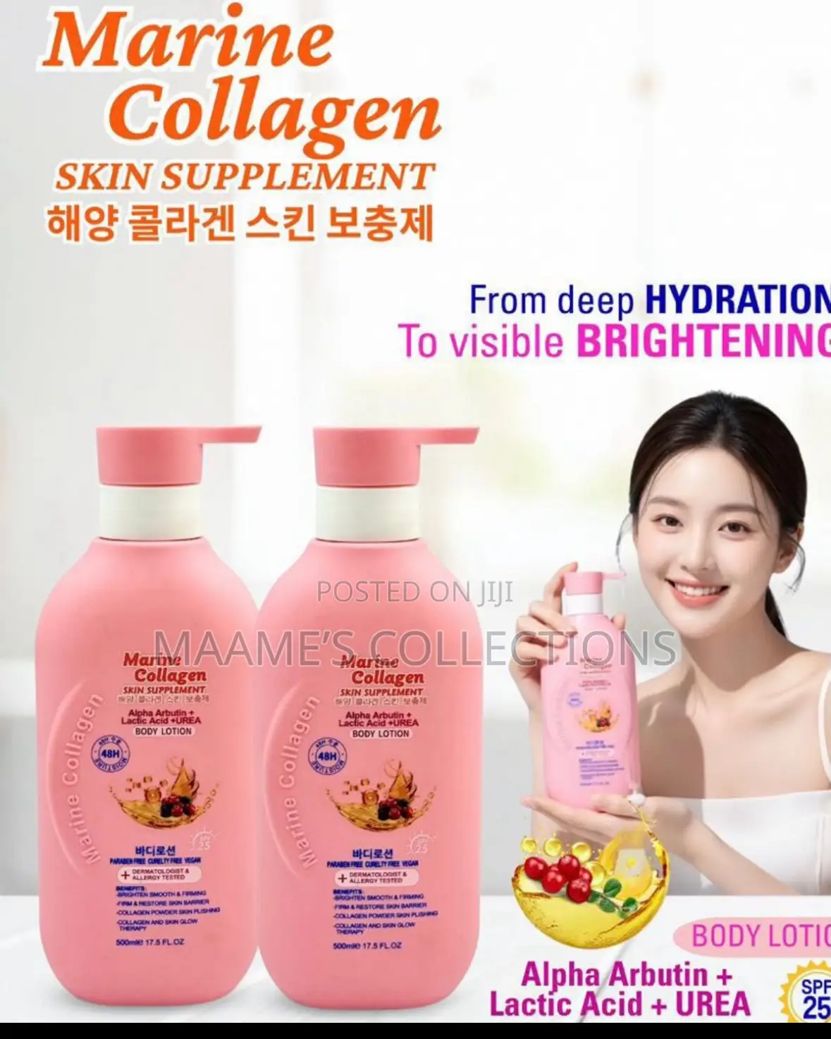Marine Collagen Skin Supplement Body Lotion