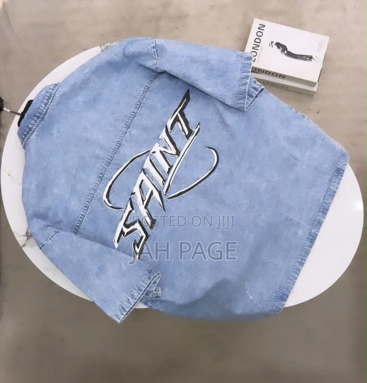Solid Wash Vintage Jeans Shirt