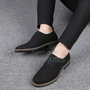 Oxfords Office Suede Wedding Formal Chelsea Shoes Brown
