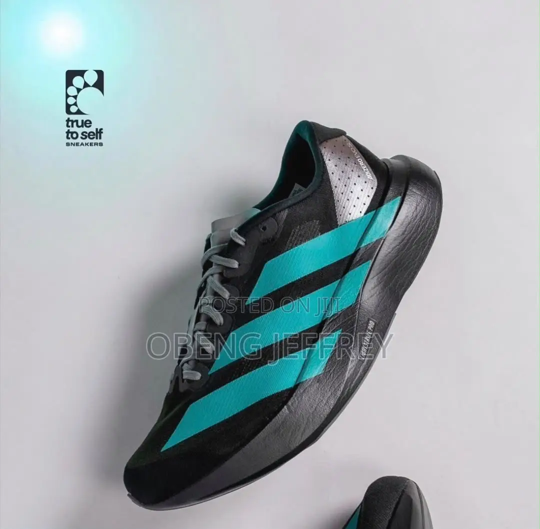 Original Adidas Adizero SL Black/Teal Blue