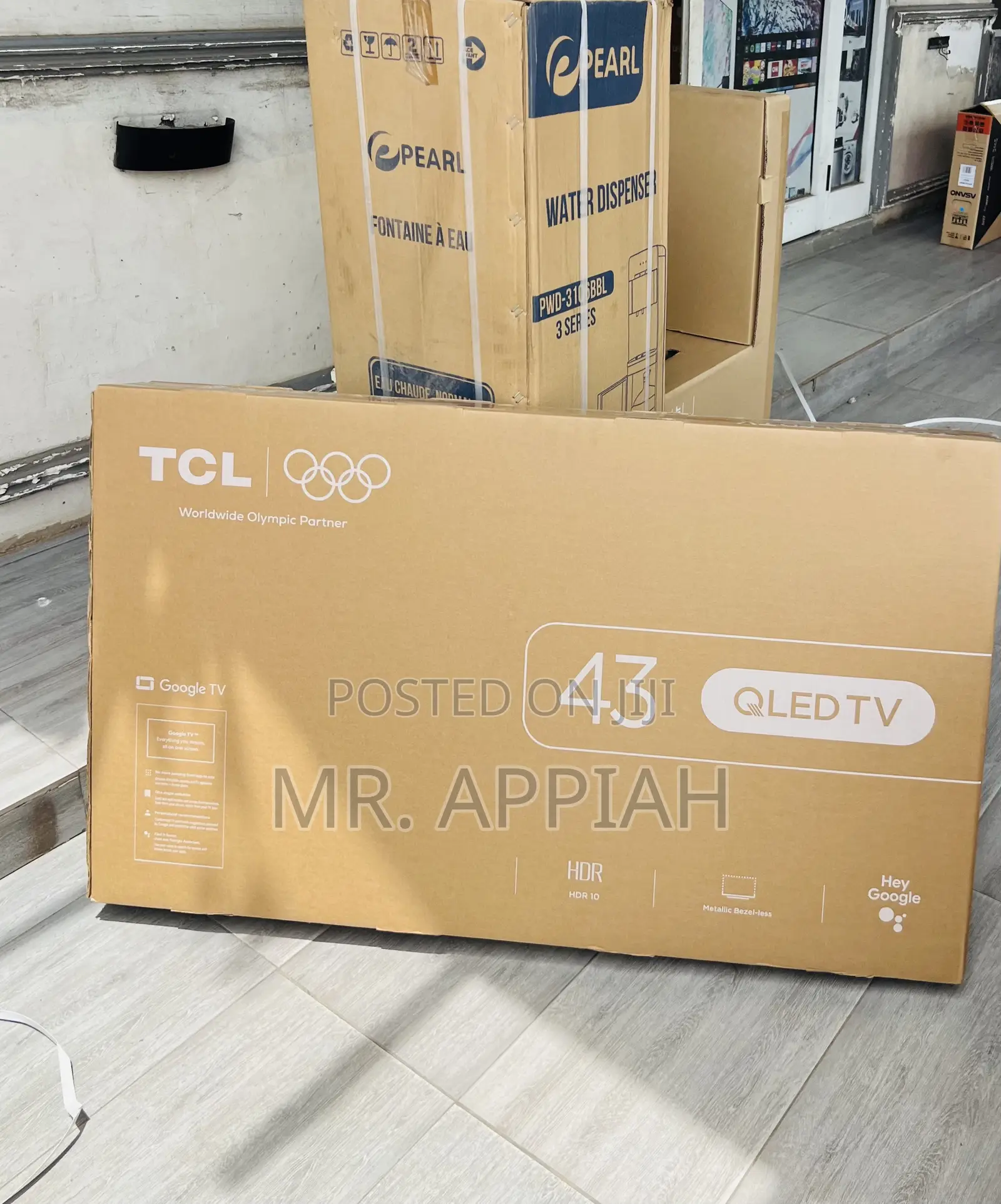 Choose TCL 43” Qled Full Hd Smart Satellite Android TV(2024).