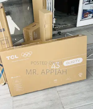 Efficient Design TCL 43” Qled Smart Full Hd Satellite Android TV.