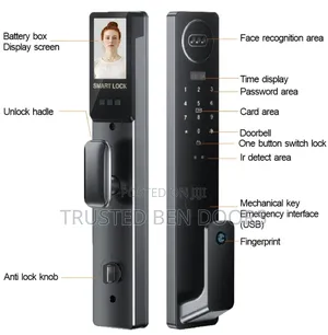 Tuya Wifi App Biometric Smart Locks for Wooden and Security Doors