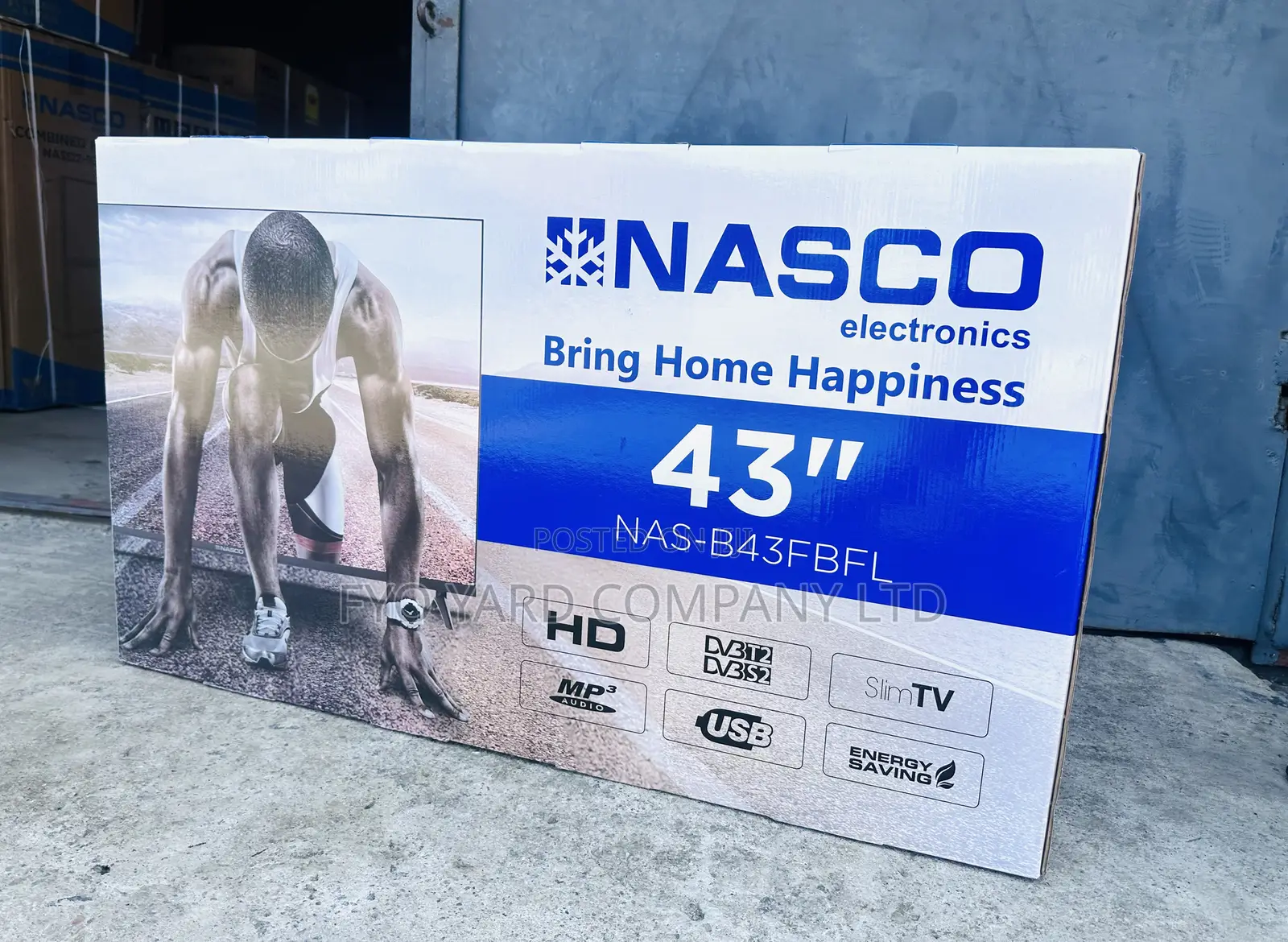 Clear Channel Picture on Nasco 43 Inch Digital HD Satellite TV