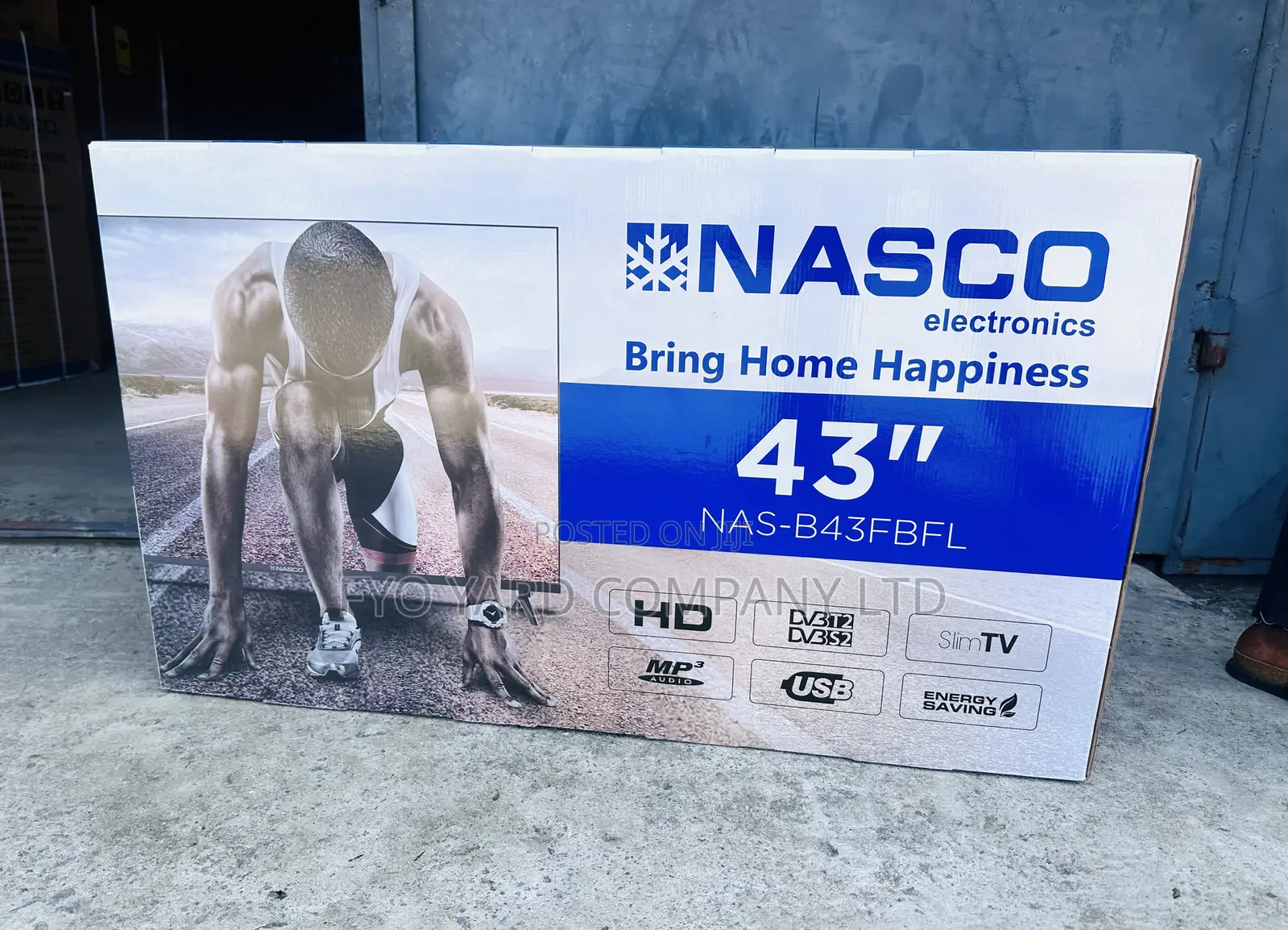 Best in Town Nasco 43inch Satellite and Digital Clear Channels Led TV