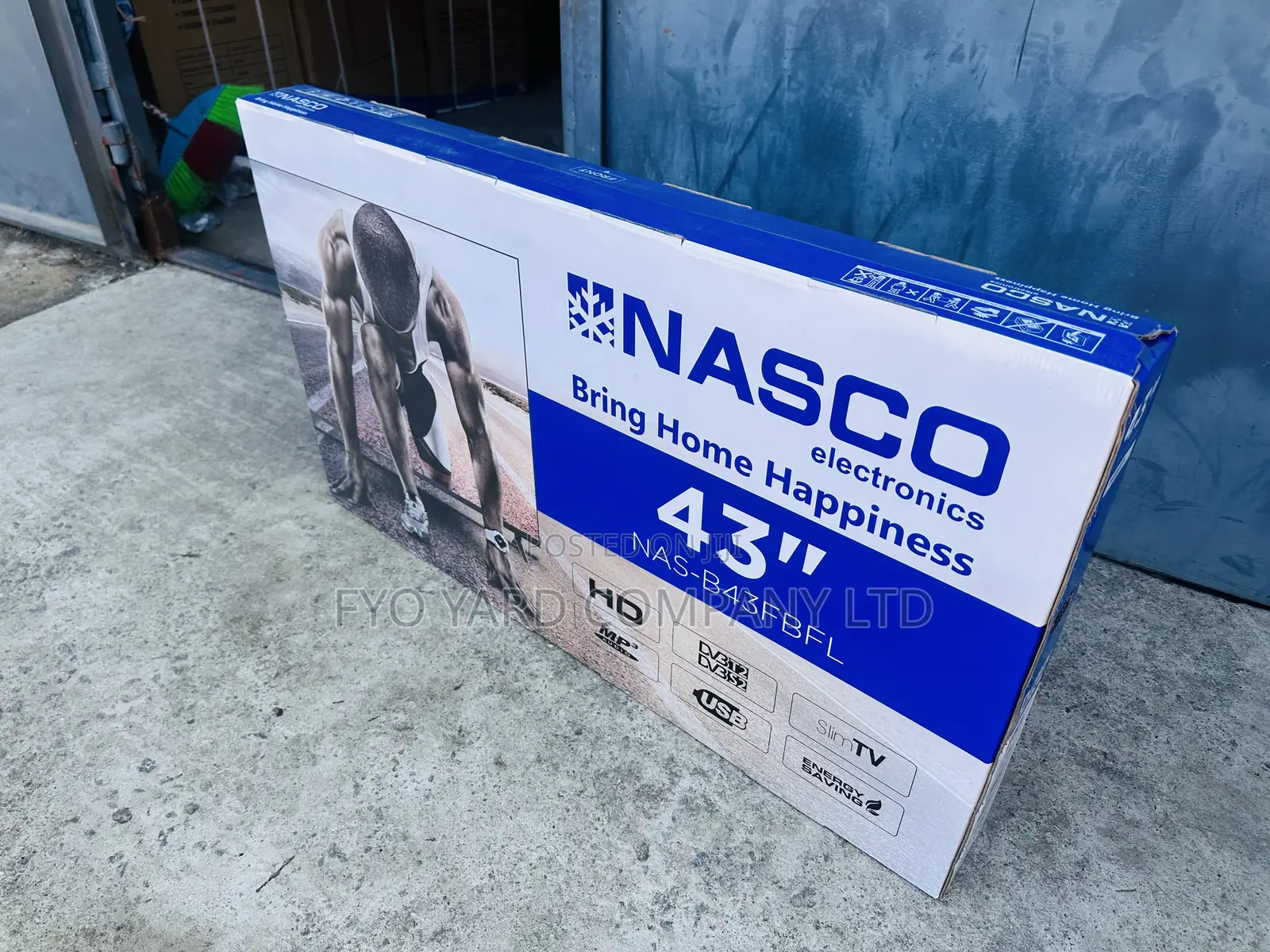 Best in Town Nasco 43inch Satellite and Digital Clear Channels Led TV