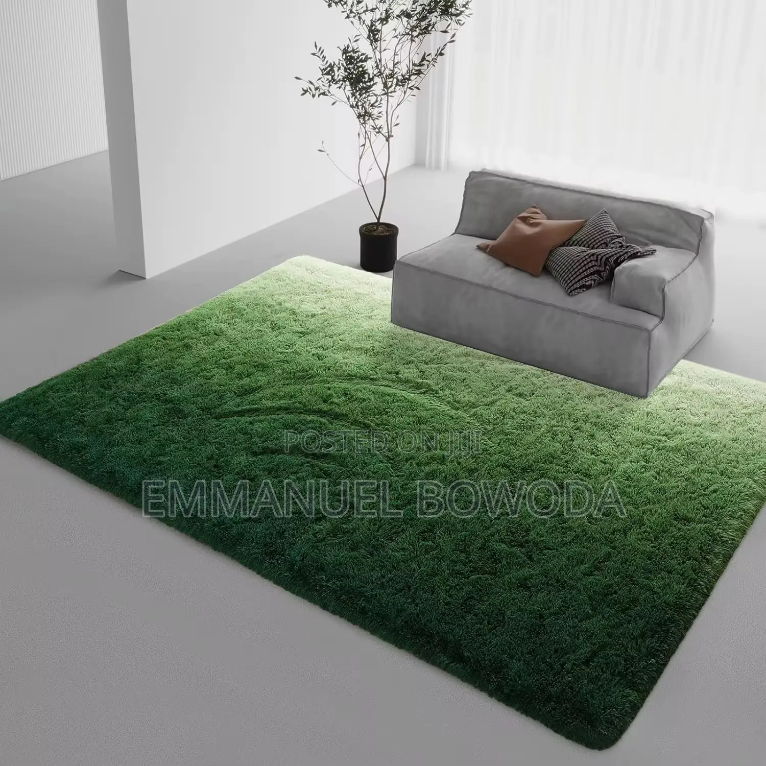 Quality Plush Non Slip Fluffy Center Carpet