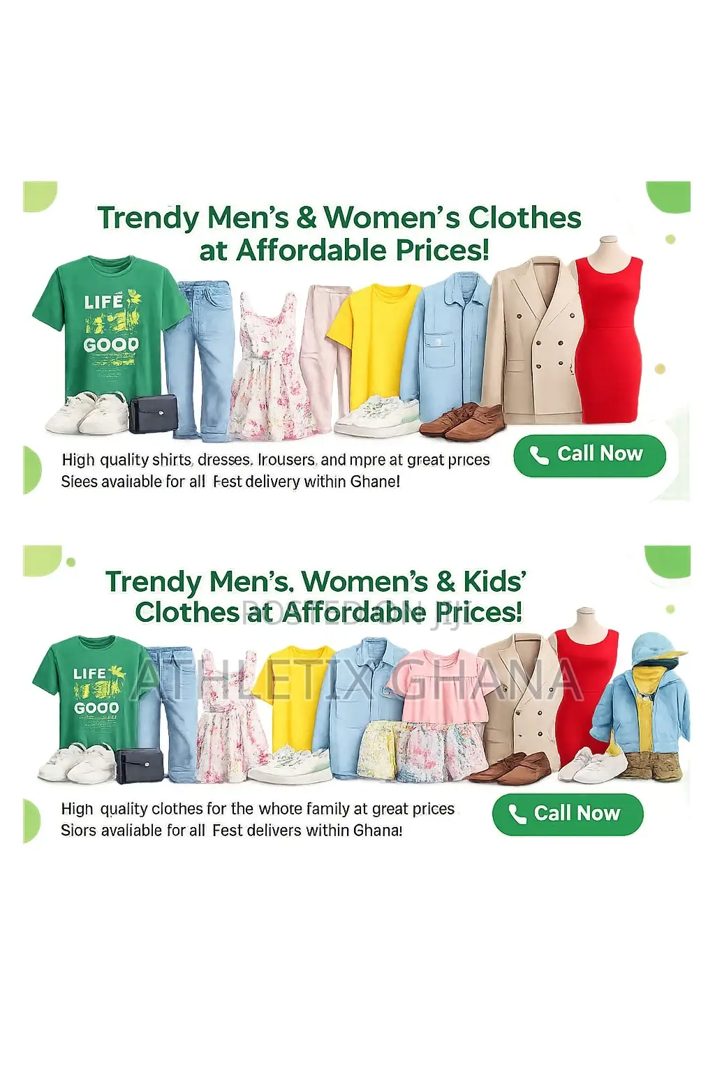 Trendy Men's Women's Clothes at Affordable Prices