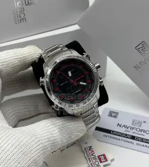 High Quality Stainless Steel Chain Naviforce Dual Time Watch