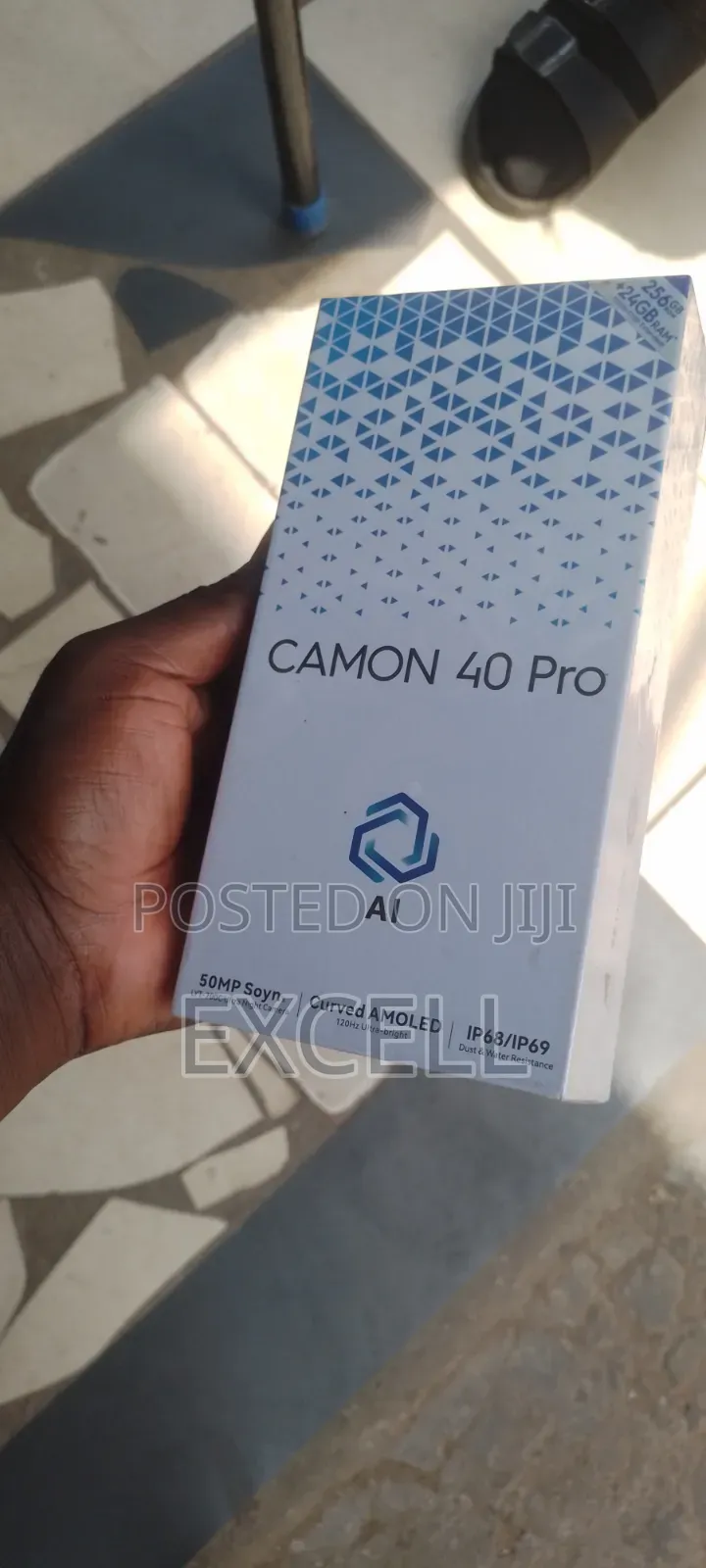 New Tecno Camon 40 Pro 5G 256 GB Black
