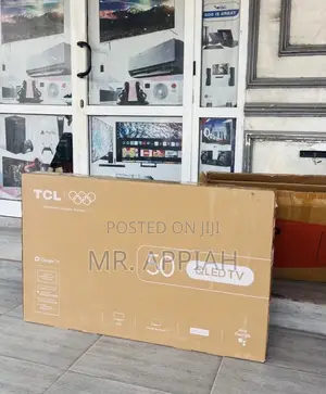 Slim Design TCL 50” Qled Smart Satellite Android Google TV.