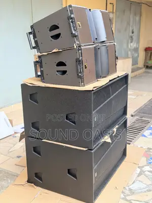 A Pair of Kara Line Array and a Pair of Martin Audio S218+ Sunwoofer