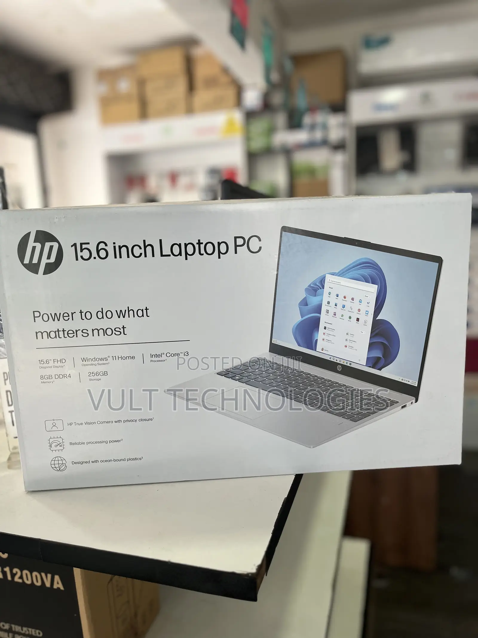 New Laptop HP 15 8GB Intel Core i3 SSD 256GB