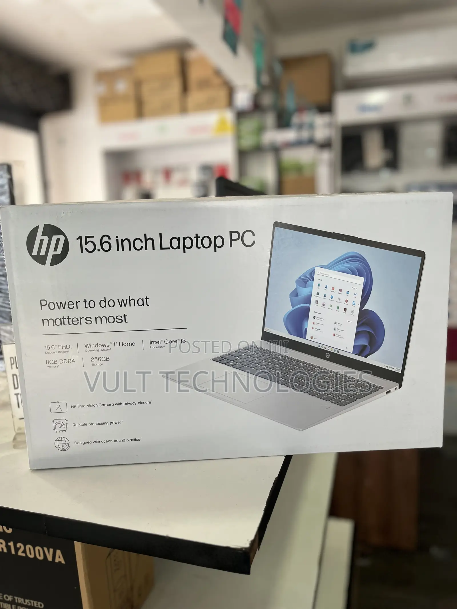 New Laptop HP 15 8GB Intel Core i3 SSD 256GB