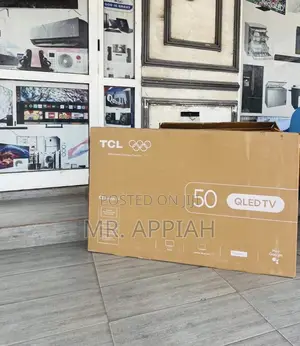 Check Out Durable TCL 50” Qled Smart Google TV(Black)