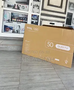 Check Out Durable TCL 50” Qled Smart Google TV(Black)
