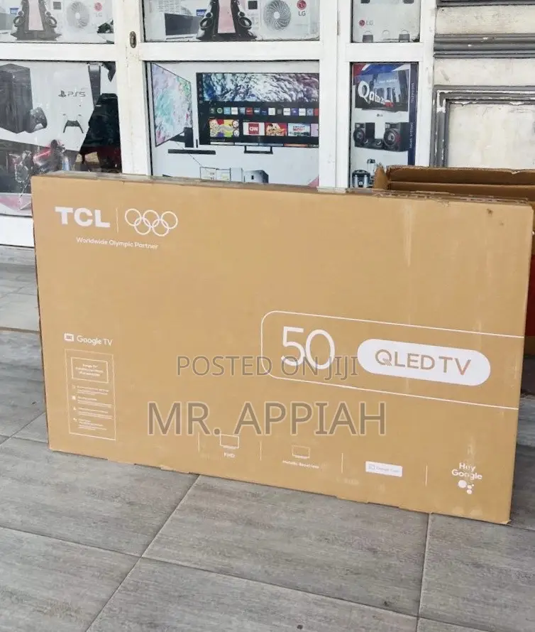 Get Premium TCL 50” Smart Satellite Android Google TV.