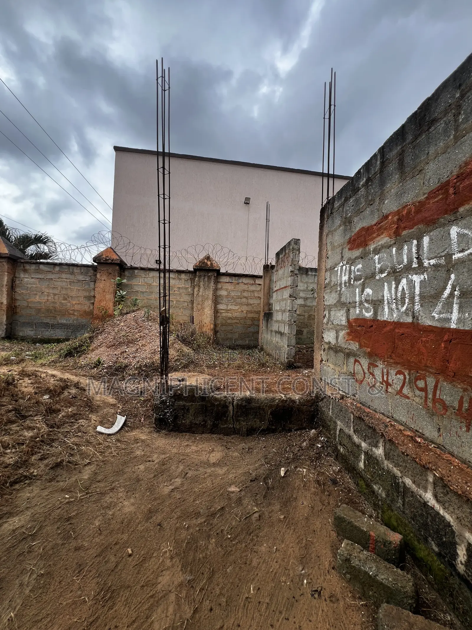 Uncompleted Four Bedroom House for Sale at Adenta New Legon Main Road