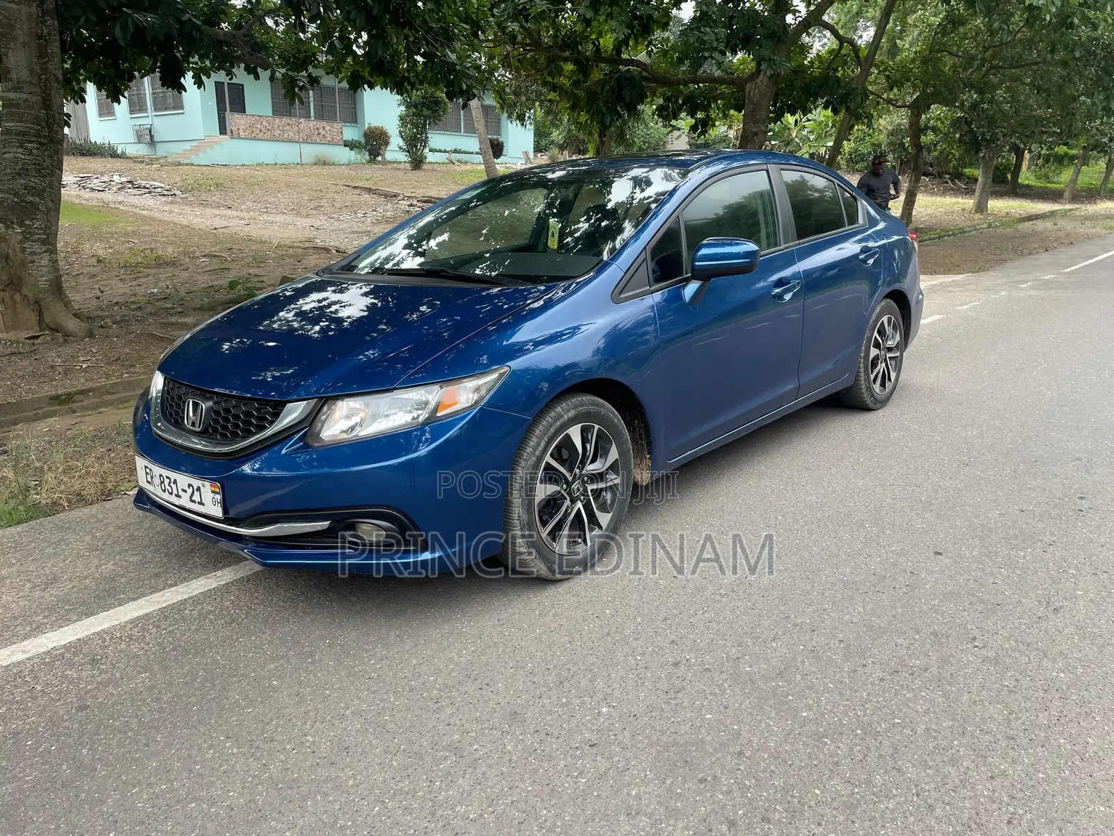 Honda Civic EX 4dr Sedan (1.8L 4cyl CVT) 2014 Blue
