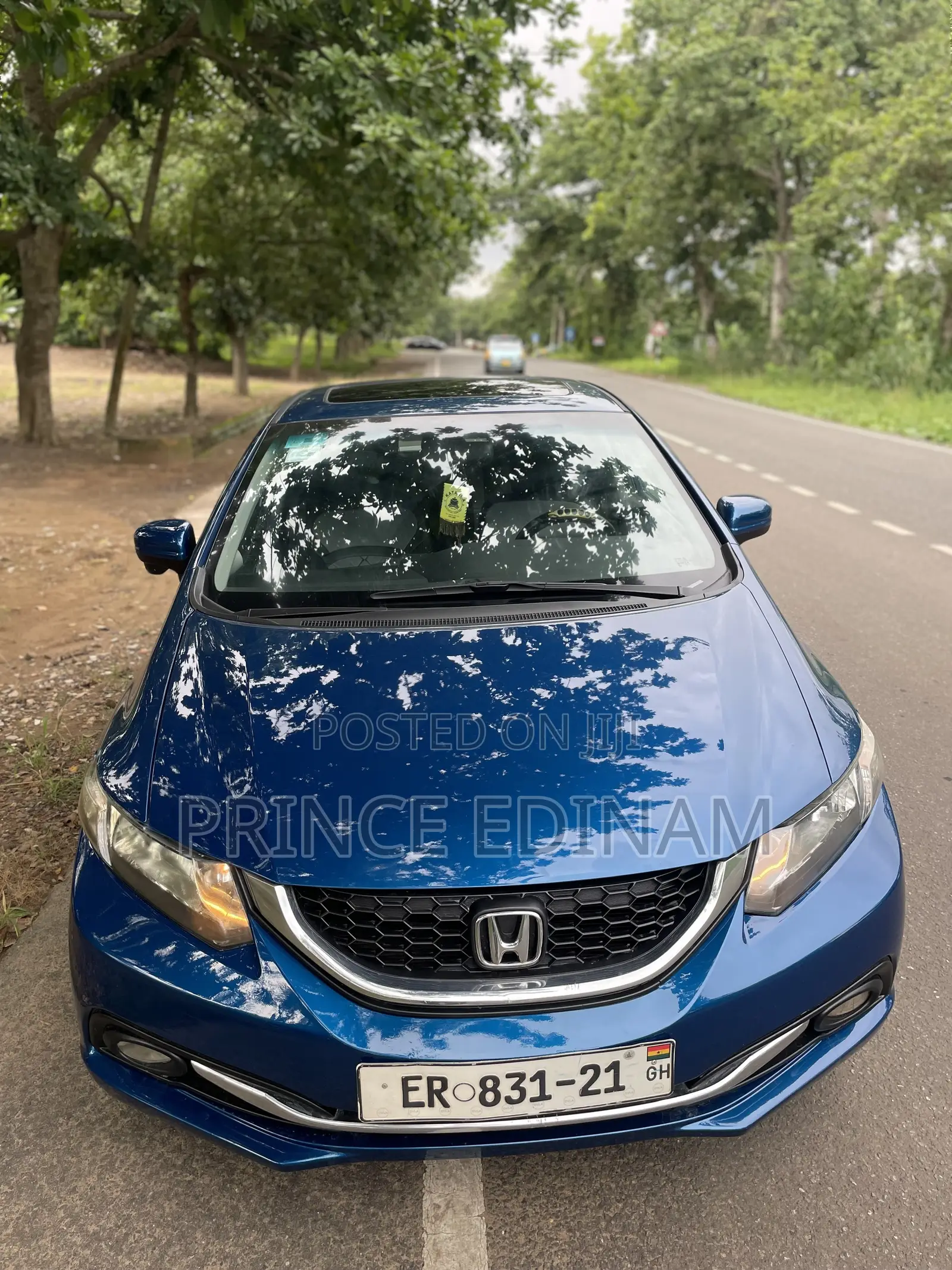Honda Civic EX 4dr Sedan (1.8L 4cyl CVT) 2014 Blue