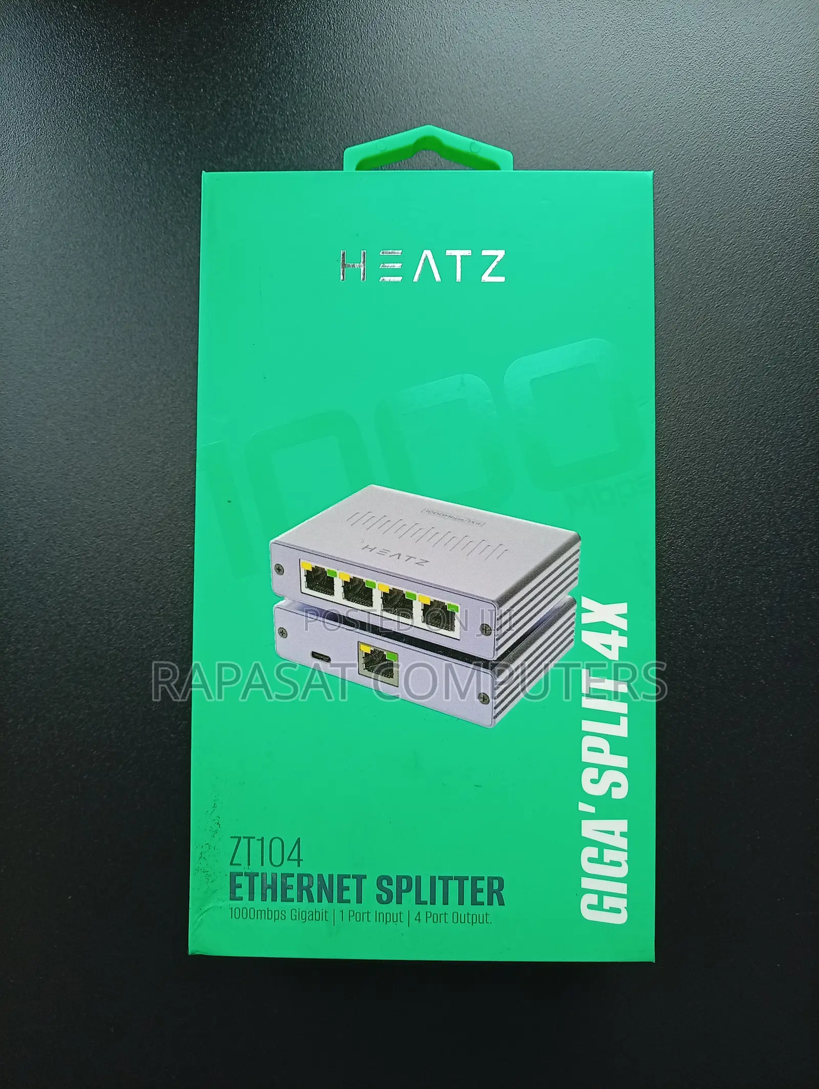 Heatz Ethernet 4 Port Splitter Zt104