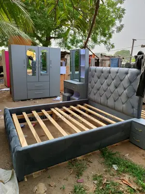 BEDROOM SET(bedframe,Dresser, 4in One Wardrobe)