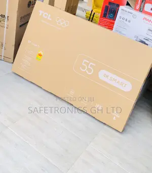 Super Sleek TCL 55" Uhd Smart Android TV 55p635