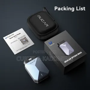 Mucar BT200 Max Bluetooth OBD2 Diagnostic Scanner Free Lifetime Update