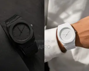 Luxury Minimalist Quartz Wrist Watch – Black White (Unisex)
