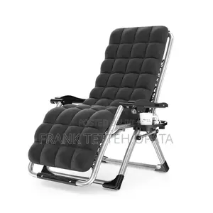 Foldable Recliner Cushion Chair With Cup Holder