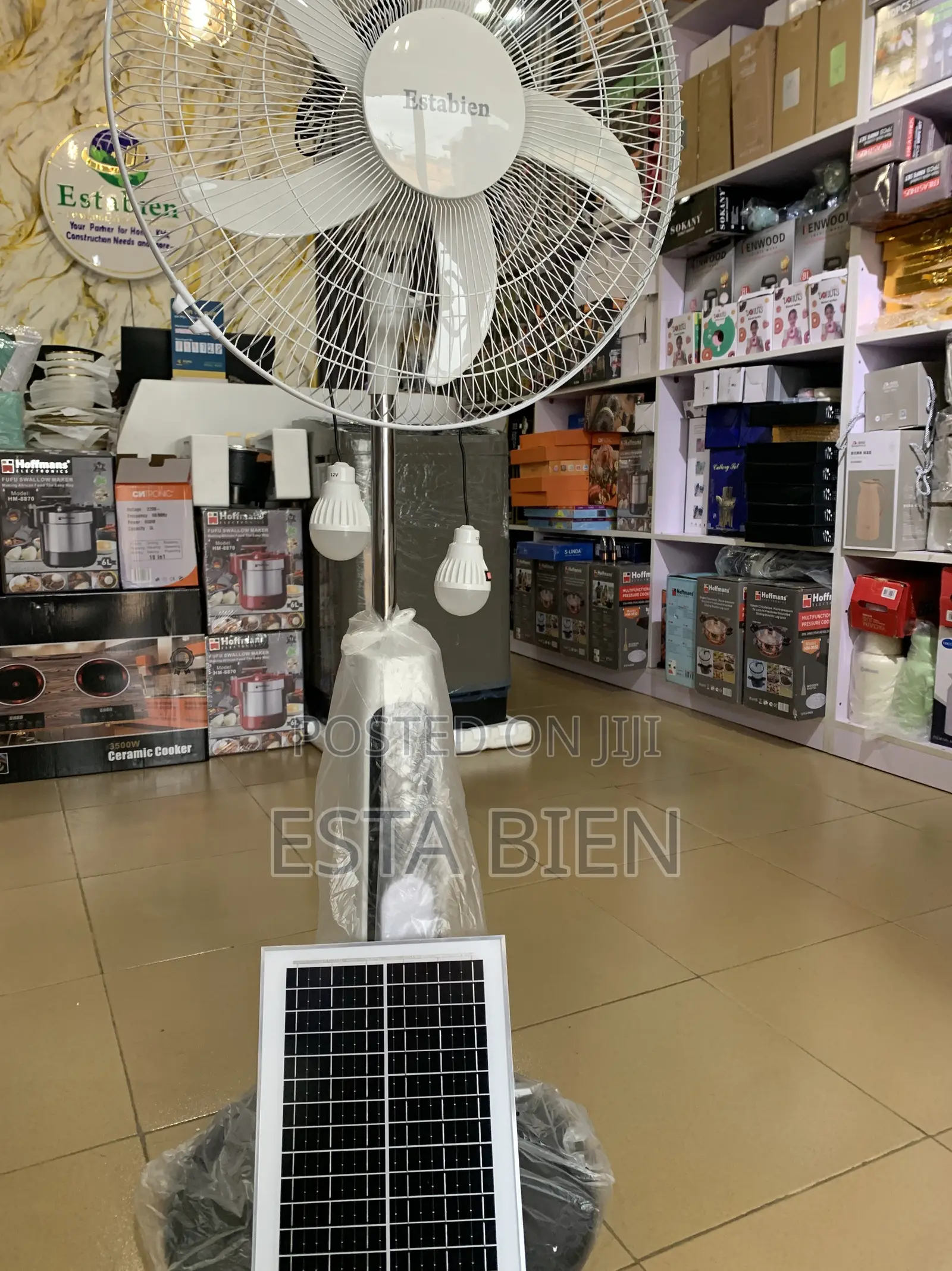Solar Rechargeable Fan